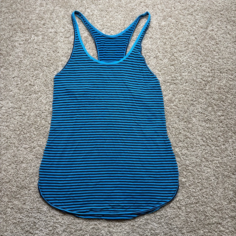 Lululemon Striped Racerback Tank